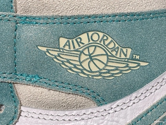 Rep TBkick Green Jordan 1 Air Turbo High 555088-311 Retro OG 0802
